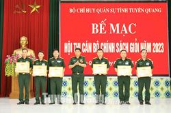 Hội thi cán bộ chính sách giỏi năm 2023