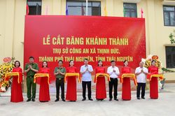 Thái Nguyên: Khánh thành trụ sở công an xã đầu tiên