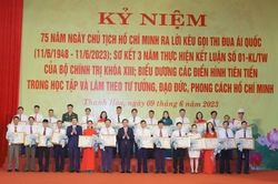 Thanh Hóa: Vinh danh 133 cá nhân, tập thể học tập làm theo lời Bác
