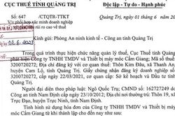 Quảng Trị phát hiện nhiều doanh nghiệp 'ma' trốn thuế, mua bán hóa đơn tiền tỷ