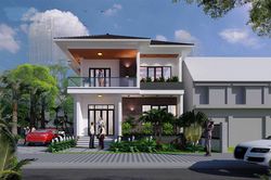 Đắm chìm trong những mẫu biệt thự 2 tầng hiện đại đẹp mê mẩn
