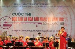 Thi độc tấu và hòa tấu nhạc cụ dân tộc toàn quốc