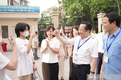 Quận Đống Đa: Thí sinh tự tin trước môn thi đầu tiên