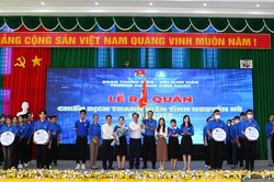 Trường ĐH Kiên Giang ra quân Chiến dịch Thanh niên tình nguyện hè