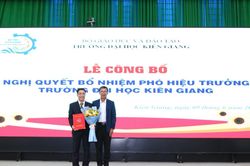 Trường ĐH Kiên Giang có tân Phó Hiệu trưởng