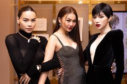 Hương Giang tóc ngắn bốc lửa, Hồ Ngọc Hà đeo trang sức 3 tỷ dự sự kiện