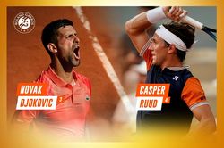 Lịch thi đấu chung kết Roland Garros 2023: Novak Djokovic vs Casper Ruud