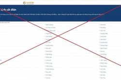 Mạo danh website Tổng công ty Điện lực miền Bắc thông tin lịch cắt điện