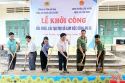 Nâng cấp 10 trụ sở công an xã ở Cẩm Xuyên