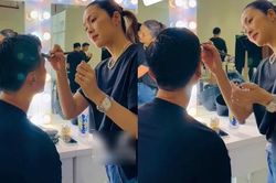 Hà Tăng tự tay make up cho 1 sao nam Vbiz, hé lộ mối quan hệ đặc biệt sau 20 năm