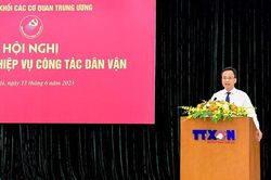 Tạo chuyển biến mạnh mẽ trong nhận thức, hành động về công tác dân vận