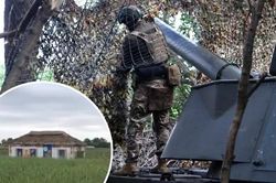 Xe tăng Ukraine ngụy trang thành ngôi nhà 'đánh lừa' đối thủ