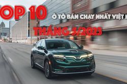 Infographic: TOP 10 ô tô bán chạy nhất tháng 5/2023