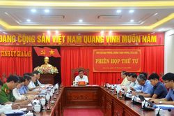 Ban Chỉ đạo phòng-chống tham nhũng, tiêu cực tỉnh họp phiên thứ 4