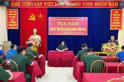 Đồn Biên phòng Bát Xát tổ chức tọa đàm 'Nếu tôi là cán bộ đoàn'