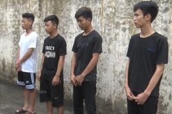Bắt giữ nhóm người bịt mặt cướp xe máy trên đường ở Hà Nam