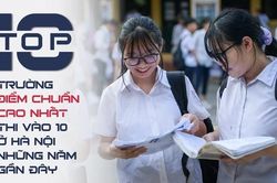 Top 10 trường điểm chuẩn cao nhất thi vào 10 ở Hà Nội những năm gần đây
