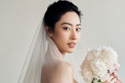 Không thể rời mắt trước nhan sắc cô dâu Lương Thùy Linh