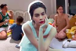 Hồ Ngọc Hà cũng phải bật cười trước màn pha trò lém lỉnh của con gái cưng