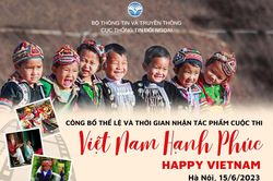 Cuộc thi ảnh, video 'Việt Nam hạnh phúc - Happy Vietnam' 2023