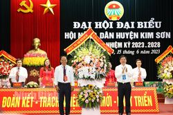 Đại hội đại biểu Hội Nông dân huyện Kim Sơn nhiệm kỳ 2023 - 2028