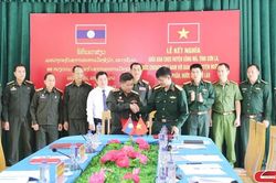 Bộ CHQS tỉnh thực hiện tốt công tác đối ngoại quốc phòng