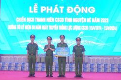 Tuổi trẻ Bộ Tư lệnh CSCĐ phát động Chiến dịch Thanh niên CSCĐ tình nguyện hè năm 2023