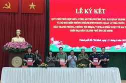 Công an, Hải quan và BĐBP TPHCM ký kết Quy chế phối hợp phòng chống ma túy