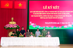 Ký kết Quy chế phối hợp trong công tác đấu tranh, phòng chống tội phạm ma túy