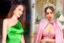 Khi các nàng hậu Việt điêu đứng vì diện váy lụa: Thùy Tiên lộ 'bé mỡ', Hương Giang khiến fan phát hoảng