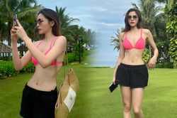 Kỳ Duyên bị soi chỉnh sửa 'quá tay' trong loạt ảnh khoe body 'khét lẹt', chính chủ phản ứng ra sao?