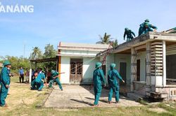 Diễn tập hành động sớm dựa vào dự báo bão và ngập lụt