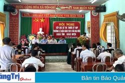 Đại biểu HĐND tỉnh, HĐND huyện Vĩnh Linh tiếp xúc cử tri xã Vĩnh Hà