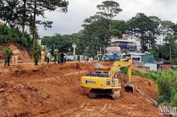 Tai nạn lao động trên công trình đèo Prenn làm 2 người thương vong