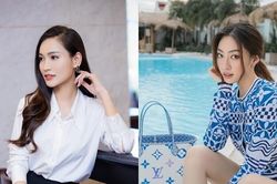 MC Thời sự 19h Linh Thủy giản dị không ngờ, Lương Thùy Linh diện cả set đồ hiệu