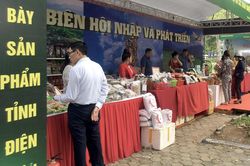 Điện Biên tham gia 1 khu gian hàng kết nối giao thương tại Hà Nội