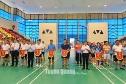 106 vận động viên tham gia Giải thể thao Người làm báo Tuyên Quang