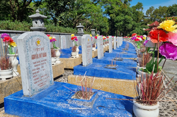 Quy tập một hài cốt liệt sĩ tại xã Triệu An (Triệu Phong, Quảng Trị)
