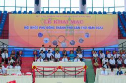 1.720 VĐV tham gia Hội khỏe Phù Đổng cấp thành phố Cần Thơ