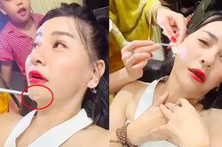 Nghệ sĩ Cát Phượng phát hiện dị vật trong tai, là thứ gì mà khiến cô khóc thét?
