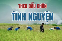 Theo dấu chân tình nguyện