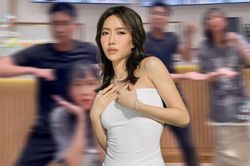 Vắng Anh Tú, Diệu Nhi ê ẩm hết người sau khi nhảy nhót cùng 1 chàng trai khác