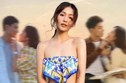 Phản ứng của Khả Ngân ra sao khi được hỏi chuyện yêu diễn viên Thanh Sơn