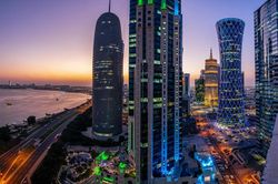 Chùm ảnh làm người nhện ở các tòa nhà chọc trời Doha