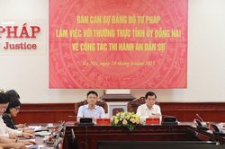 Đồng Nai: Tiếp tục quan tâm sát sao tới công tác thi hành án dân sự