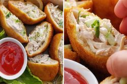 Món bánh gà chiên thơm ngon giòn rụm