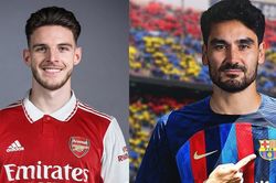 Tin chuyển nhượng 22/6: Arsenal chốt tiếp Rice sau Havertz, Gundogan gia nhập Barca