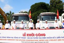 Khởi công xây dựng hạ tầng kỹ thuật tuyến metro Bến Thành-Tham Lương