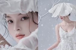 Nàng mẫu Thu Huyền hóa thân tựa 'nàng tuyết giữa trời hạ'