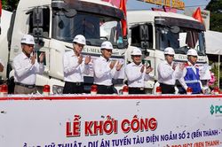 Khởi công xây dựng hạ tầng kỹ thuật dự án metro 2 tuyến Bến Thành - Tham Lương